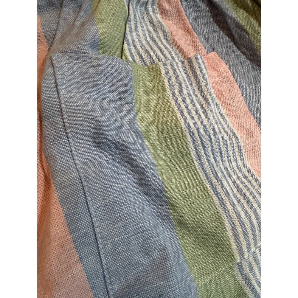 como Vintage Pastel Striped Drawstring Shorts - Women's XL - NWT - Picture 7 of 8